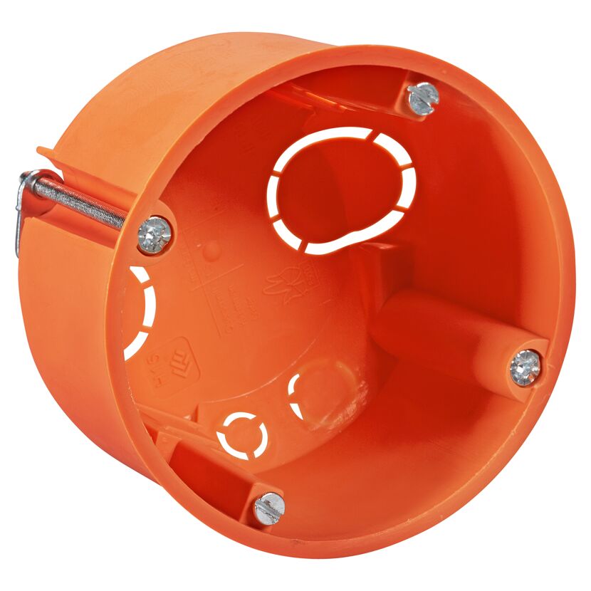 Orange Hohlwanddose