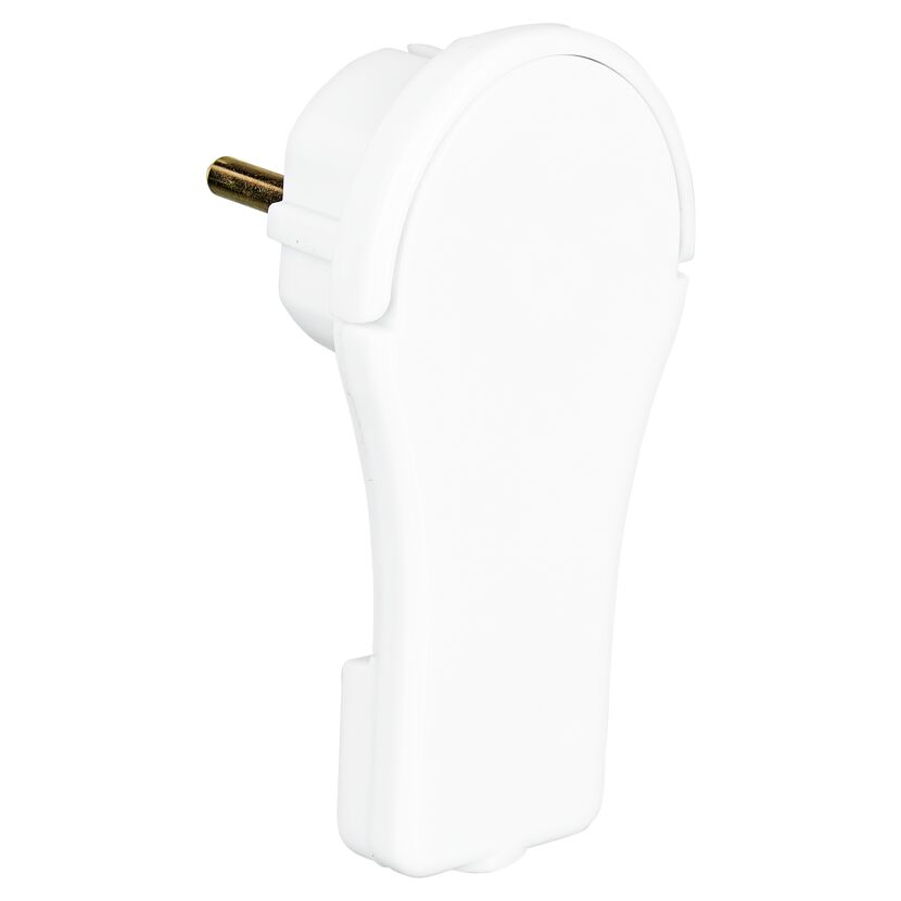 Weißer Winkelstecker