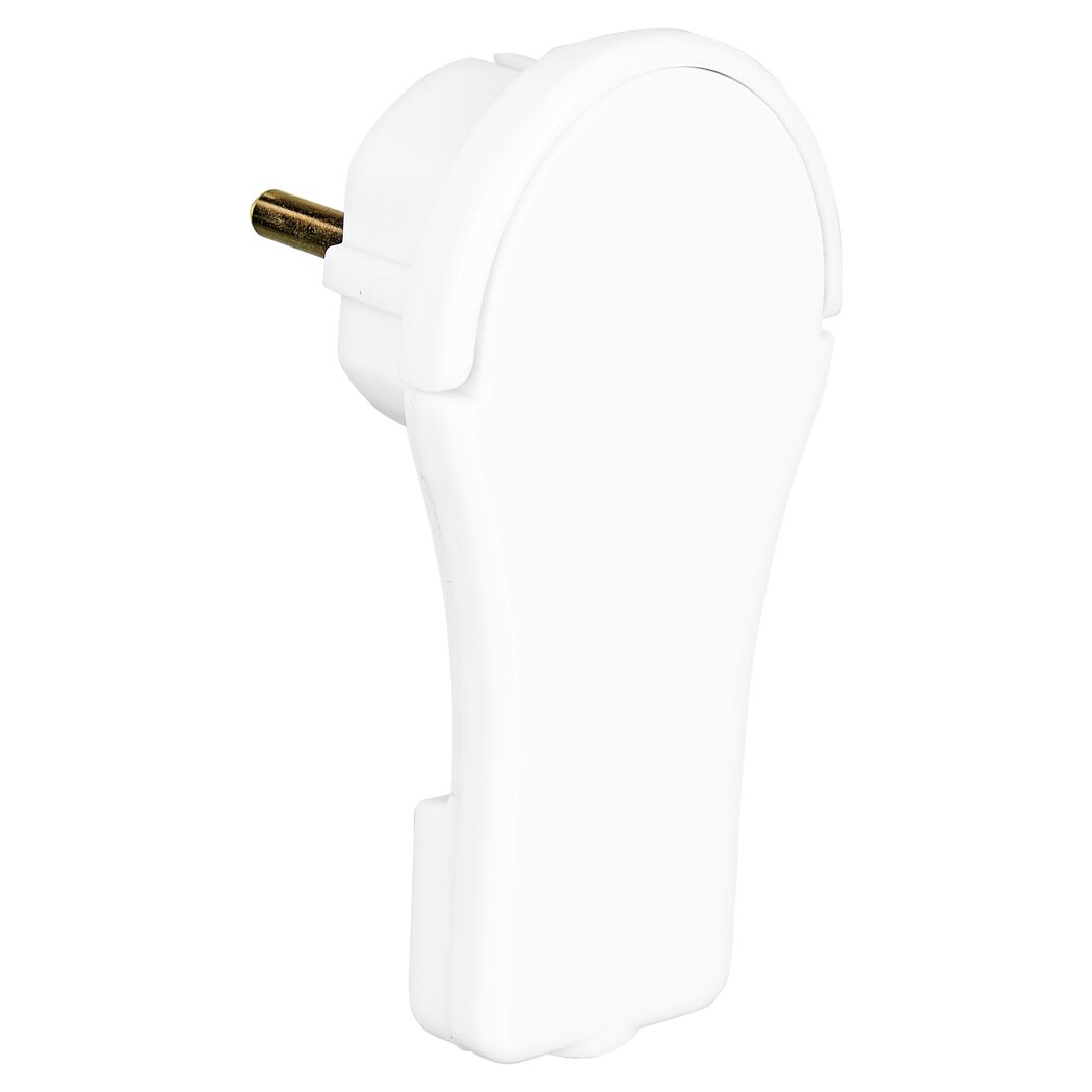 Weißer Winkelstecker