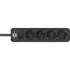Brennenstuhl Steckerleiste 4-fach schwarz