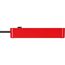 Steckdosenleiste 'Ecolor' rot/schwarz 4-fach 1,5 m