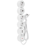 Steckdosenleiste 'Supraflex' 4-fach mit Schalter und USB