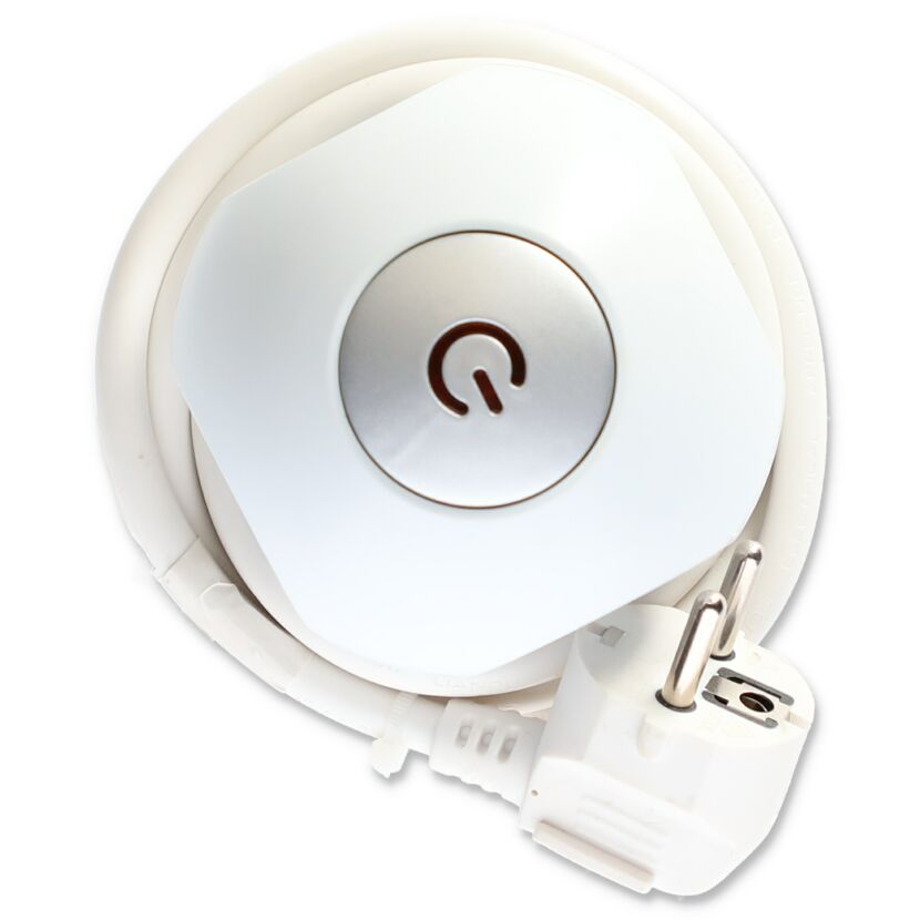 Steckdosenwürfel 3-fach mit USB-Port weiß 1,4 m