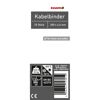 25 Stück Kabelbinder, 300 x 4,6 mm, für innen und außen