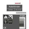 toom Kabelbinder 100 Stück 150 x 3,5 mm