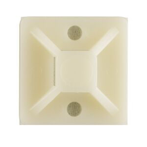 Befestigungssockel weiß 20 x 20 mm 50 Stück