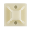 Befestigungssockel weiß 20 x 20 mm 50 Stück