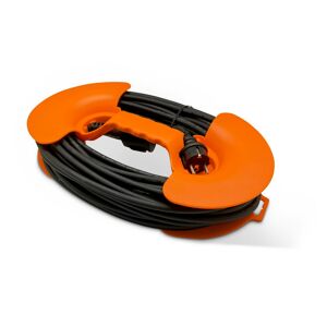 Verlängerungskabel 'H05RR-F' schwarz/orange 25 m
