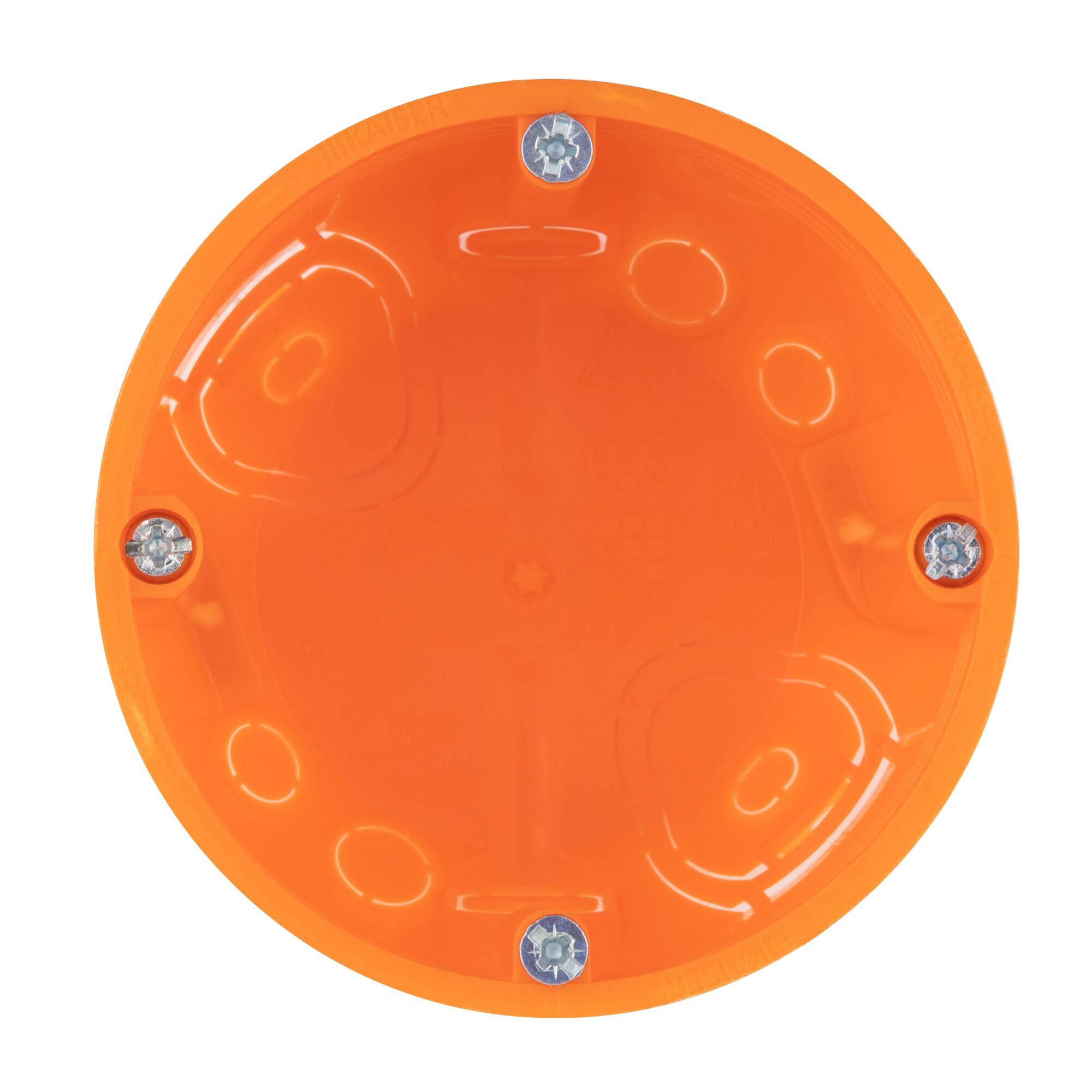 Orange Hohlwanddose von Kaiser