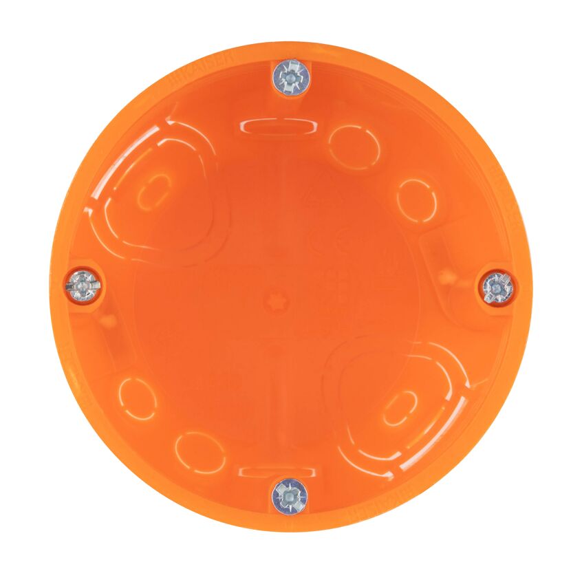 Orange Hohlwanddose von Kaiser
