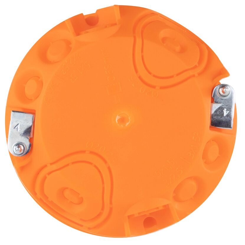 Orange Hohlwanddose von Kaiser