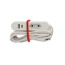 Verlängerungskabel weiß mit 2 USB-Ports 1-fach