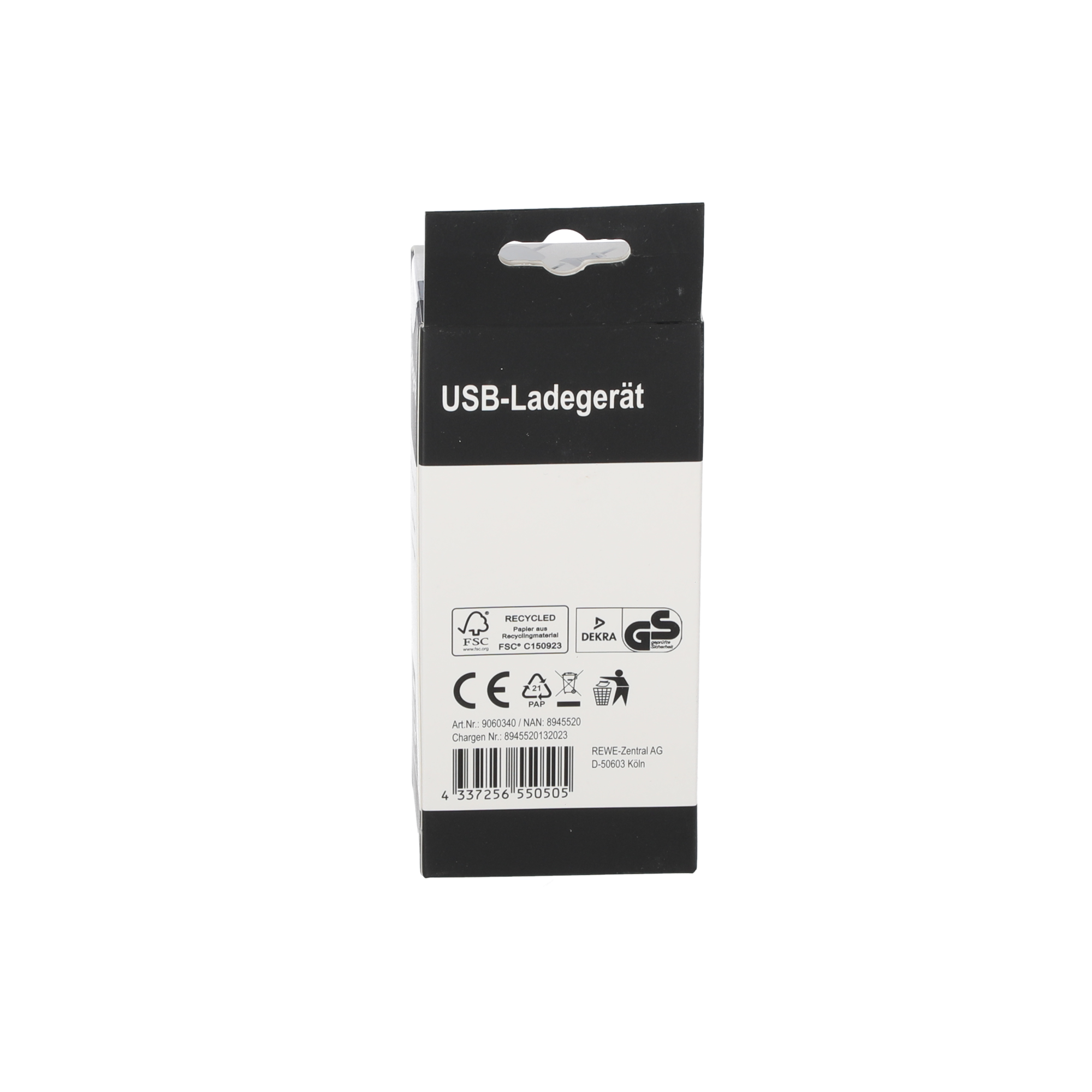 USB-Ladegerät weiß mit 2 USB-Ports