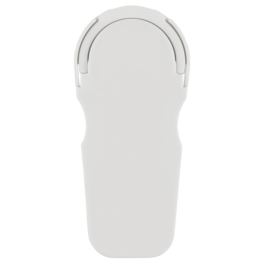 Weißer, extraflacher Winkelstecker
