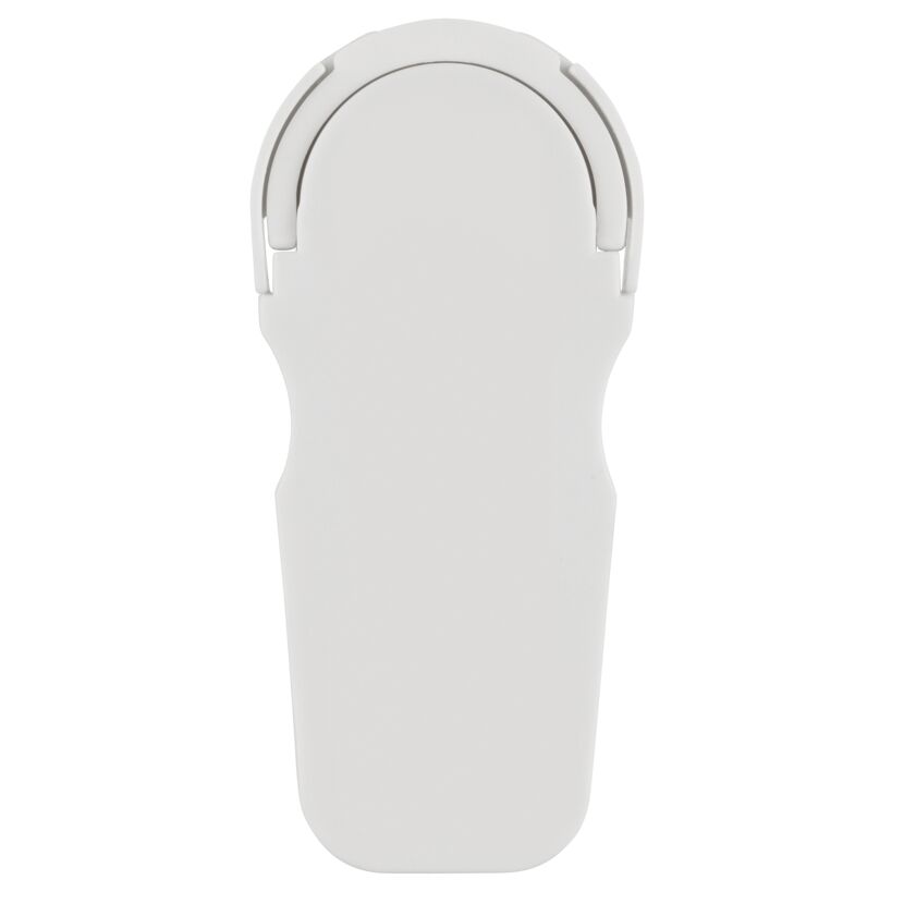Weißer, extraflacher Winkelstecker