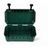 Geöffnete grüne Kabelbox