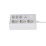 Steckdosenleiste mit Schalter 3-fach weiß/grau USB-A+C