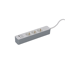 Steckdosenleiste mit Schalter 3-fach weiß/grau USB-A+C