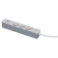 Steckdosenleiste mit Schalter 3-fach weiß/grau USB-A+C