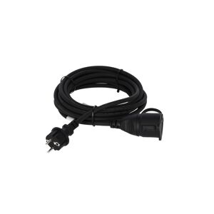 Verlängerungskabel schwarz 5 m IP 44