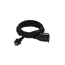 Verlängerungskabel schwarz 5 m IP 44