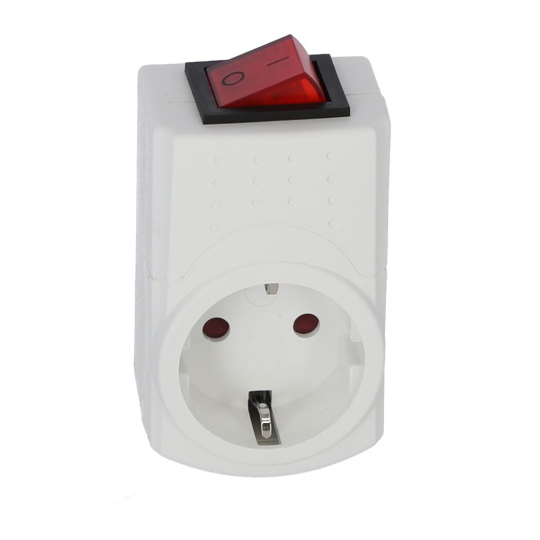 Zwischenstecker mit Schalter