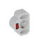 Schuko-Euro-Adapter mit Schalter