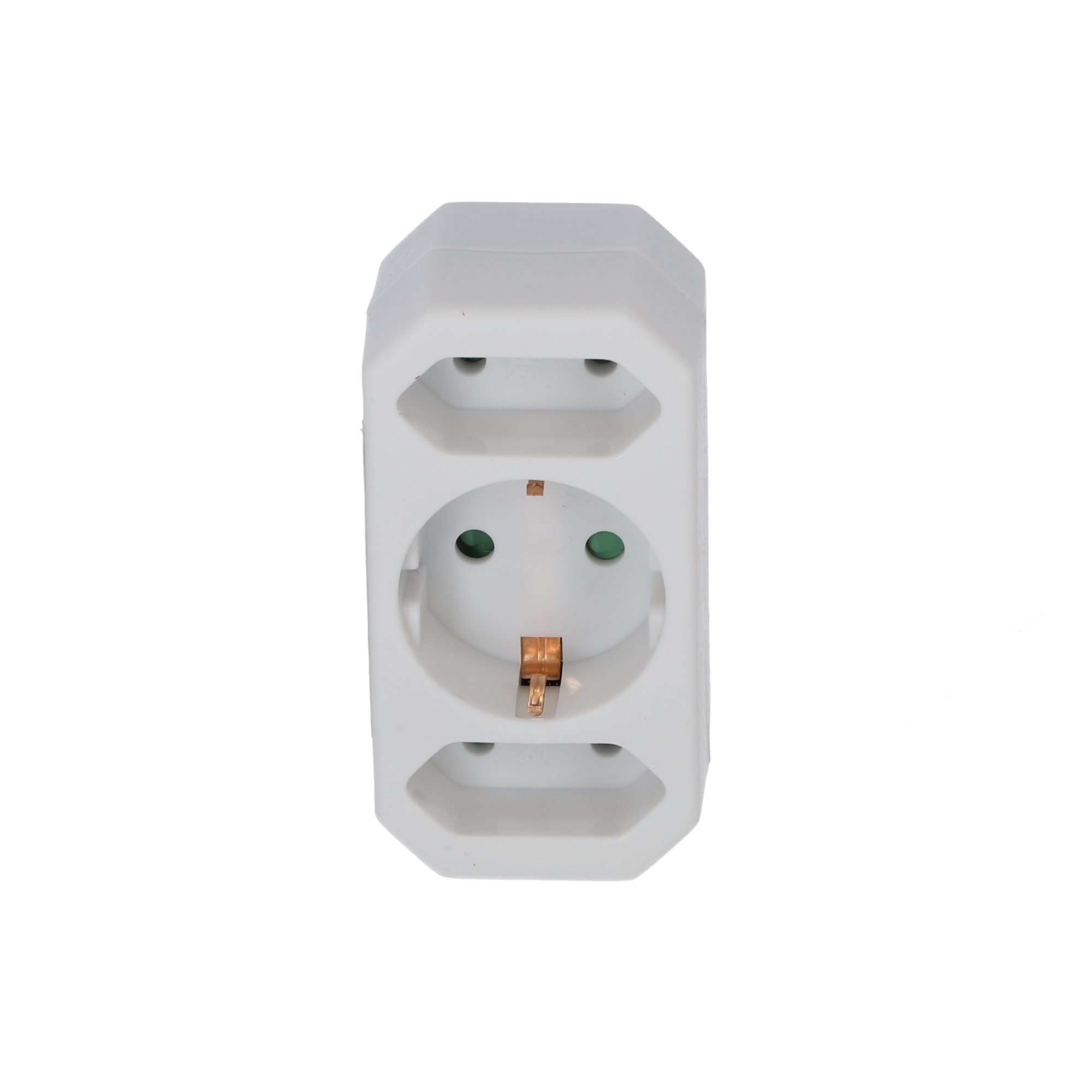 Multistecker weiß 3-fach