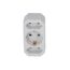 Multistecker weiß 3-fach