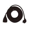 Verlängerungskabel 'H05VV-F 3x1,5' schwarz 10 m