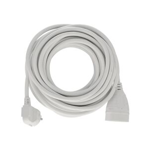 Verlängerungskabel 'H05VV-F 3x1,5' weiß 10 m