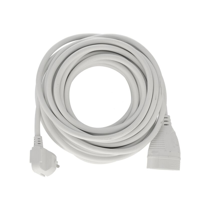 Verlängerungskabel 'H05VV-F 3x1,5' weiß 10 m