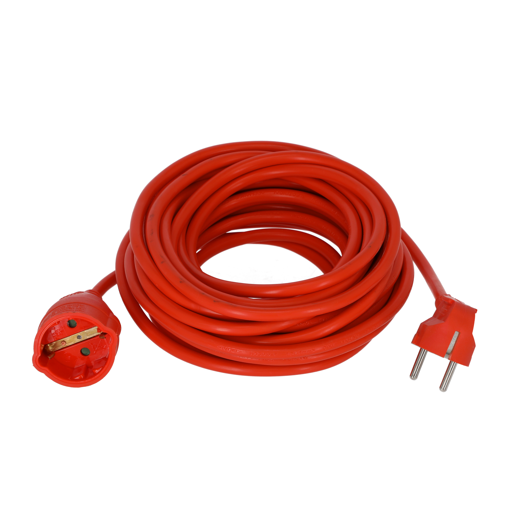 Verlängerungskabel 'H05VV-F 3x1,5' orange 10 m