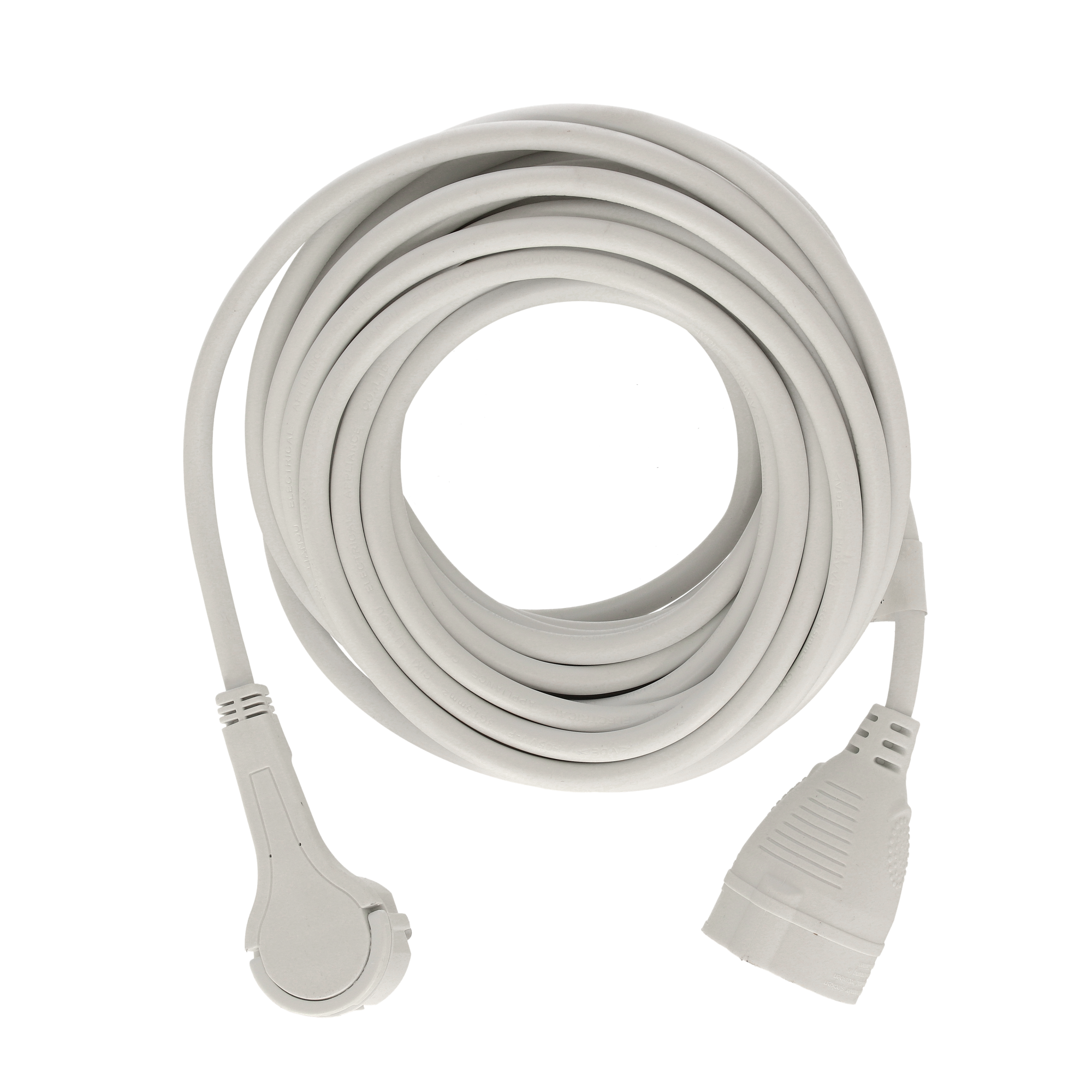 Verlängerungskabel 'H05VV-F' weiß 10 m