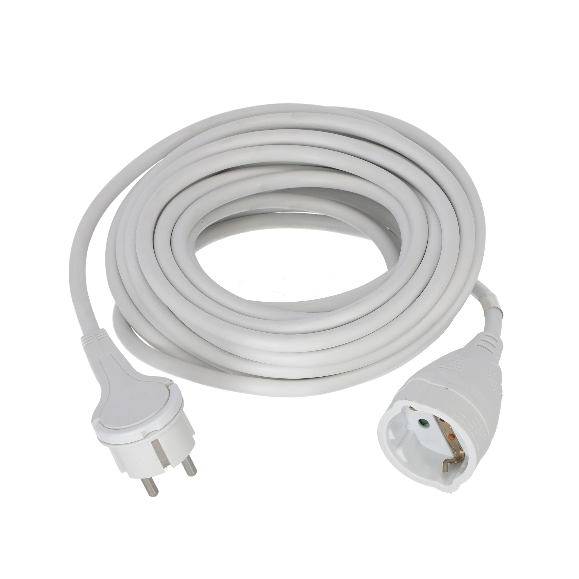 Verlängerungskabel 'H05VV-F' weiß 10 m