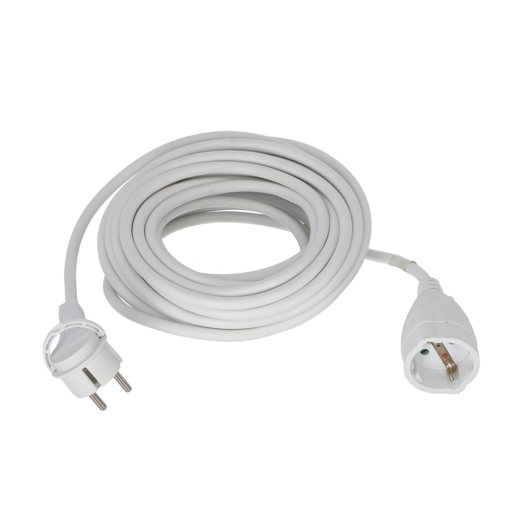 Verlängerungskabel 'H05VV-F' weiß 10 m