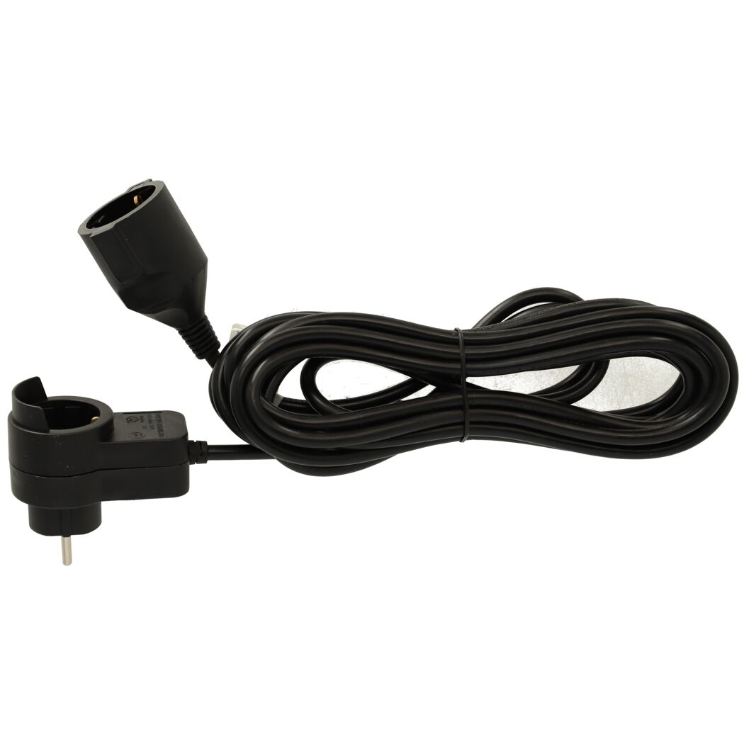 Verlängerungskabel schwarz 5 m