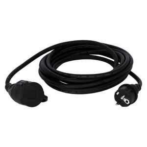 Verlängerungskabel 'H05RR-F 3G1,5' schwarz 5 m