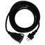 Verlängerungskabel 'H05RR-F 3G1,5' schwarz 5 m
