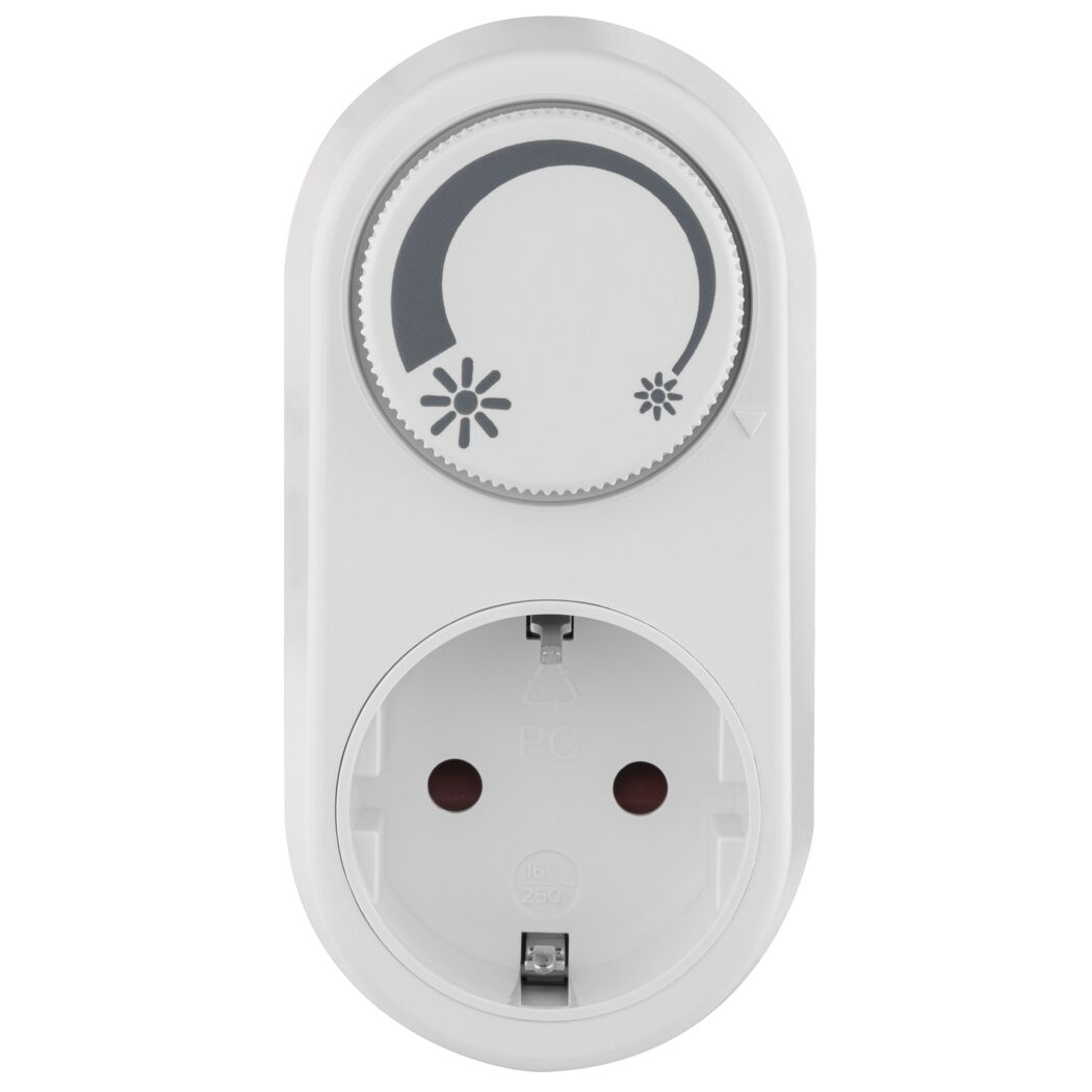 Dimmer mit Steckdose