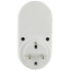 Zwischenstecker mit LED-Dimmer weiß mit erhöhtem Berührungsschutz 10,7 x 5,5 cm