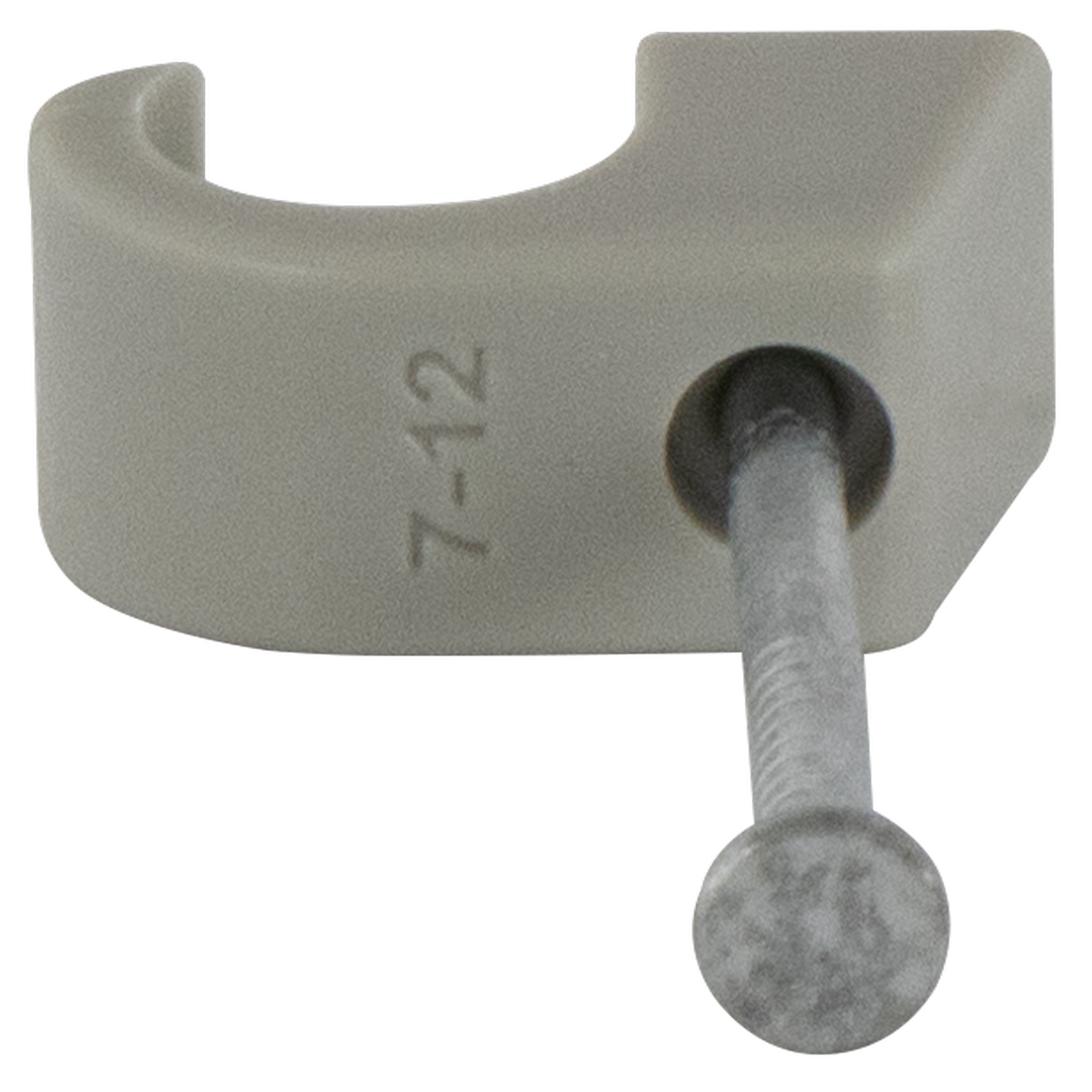 Kabelschellen mit Nagel grau Ø 7 - 12 mm 200 Stück