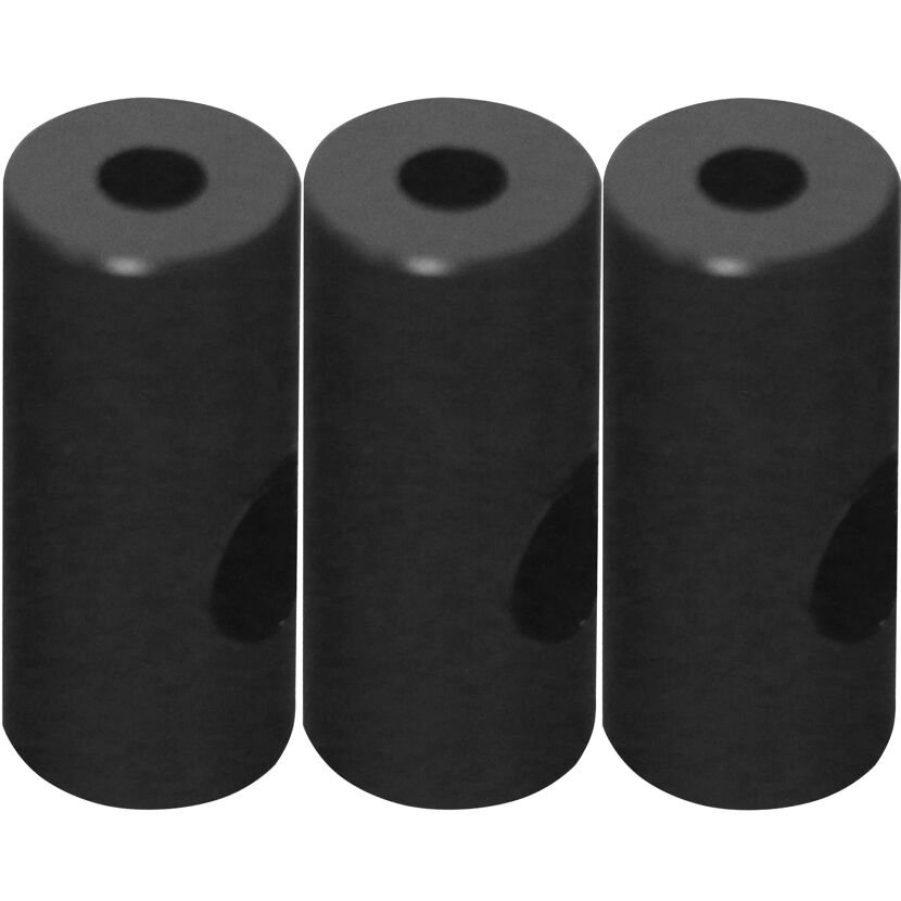 Kabelführungset 1,3 cm schwarz 3 Stück