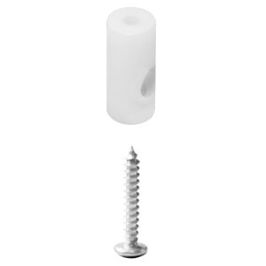 Kabelführung 13 mm weiß 3 Stück