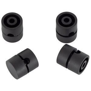 Kabelführungset 2 cm schwarz 2 Stück