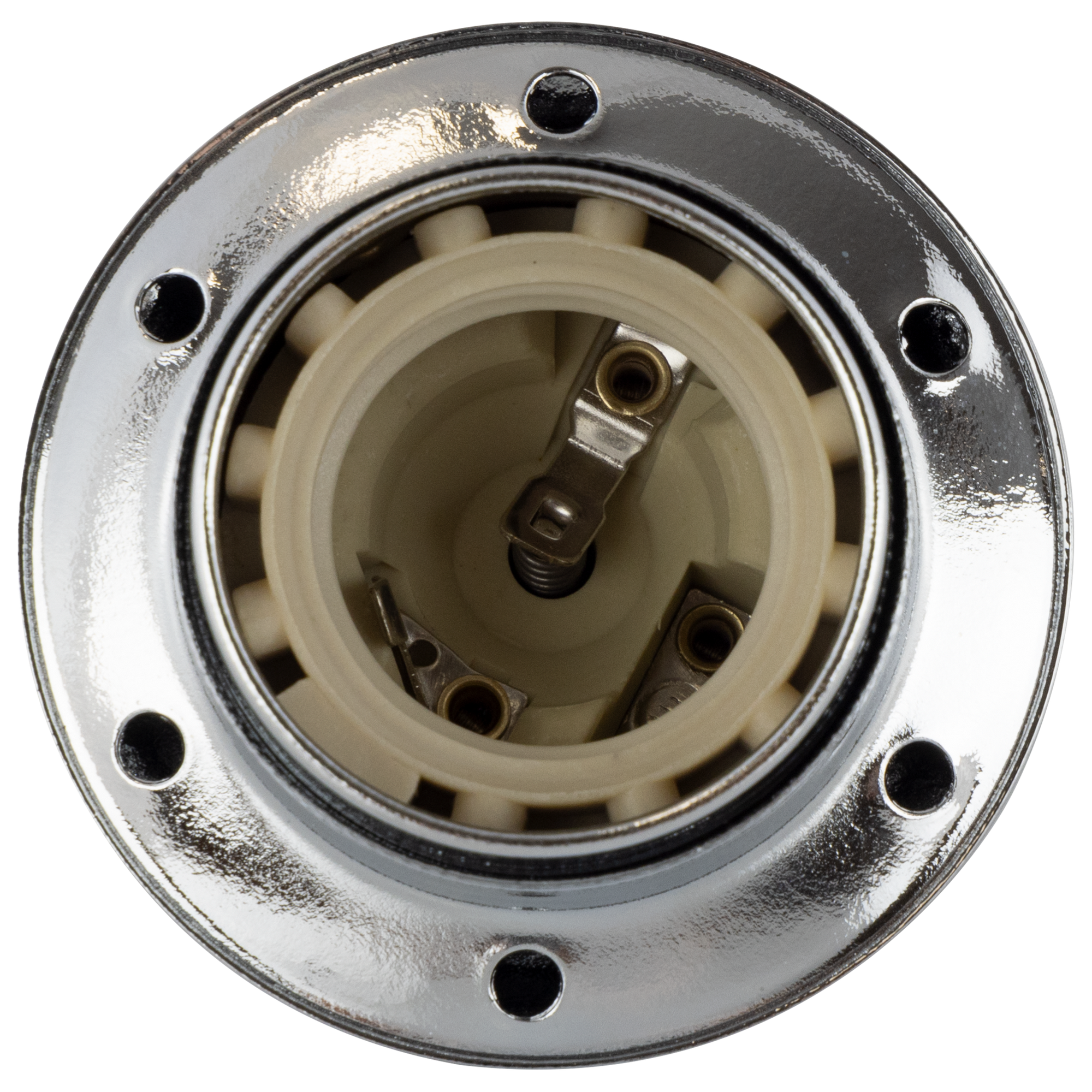 Lampenfassung chromfarben E27