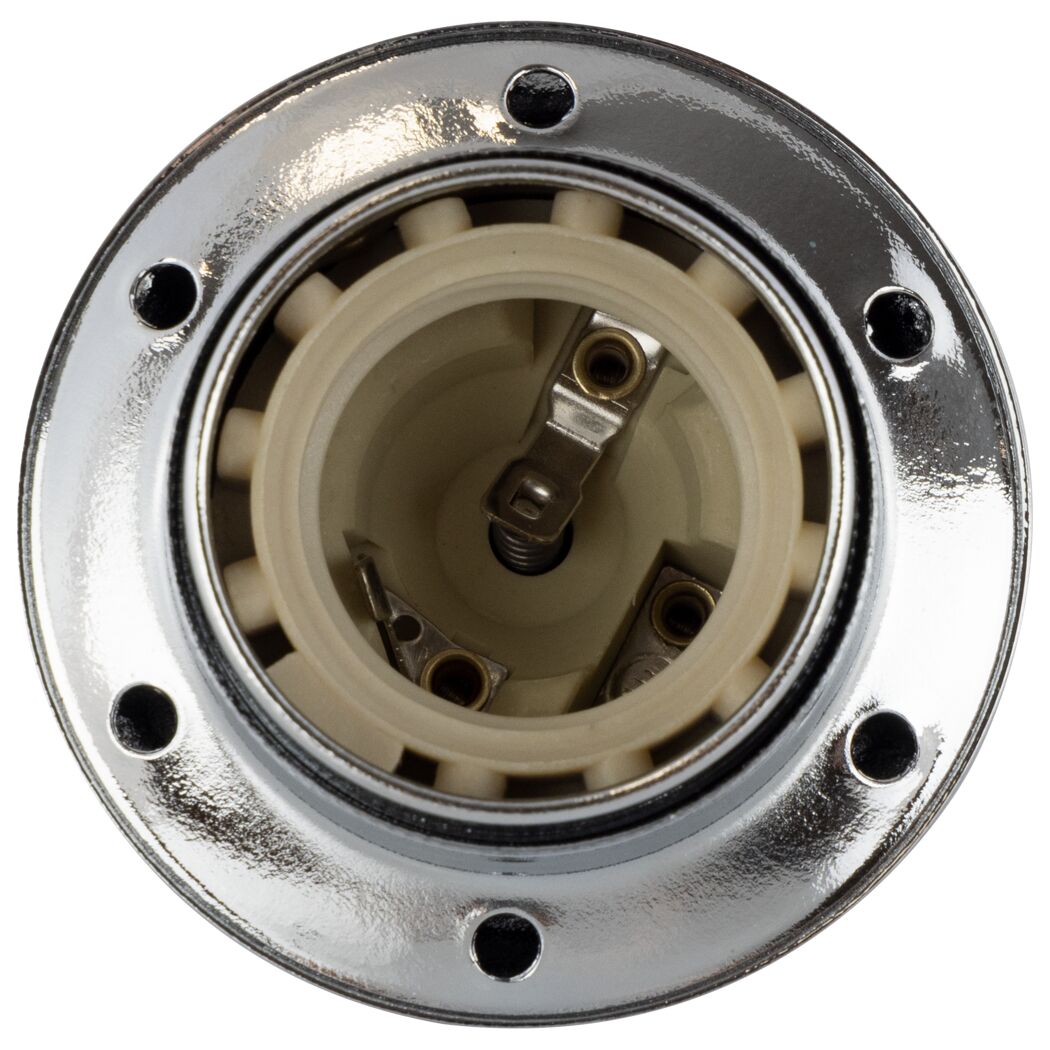 Lampenfassung Chrom E27 60 W