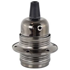 Lampenfassung nickelfarben E27