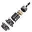 Lampenfassung nickelfarben E27