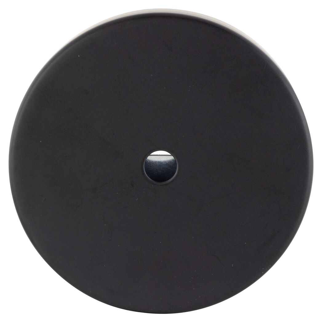 Leuchtenbaldachin schwarz Kunststoff Ø 9,8 x 2,2 cm